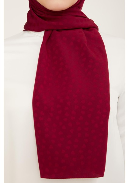 Trend J.capri Şal 4 - 132 - Kalpli Bordo fiyatları