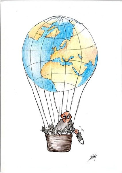 Petar Strinic 29X21CM Orijinal Karikatür Tablo modelleri