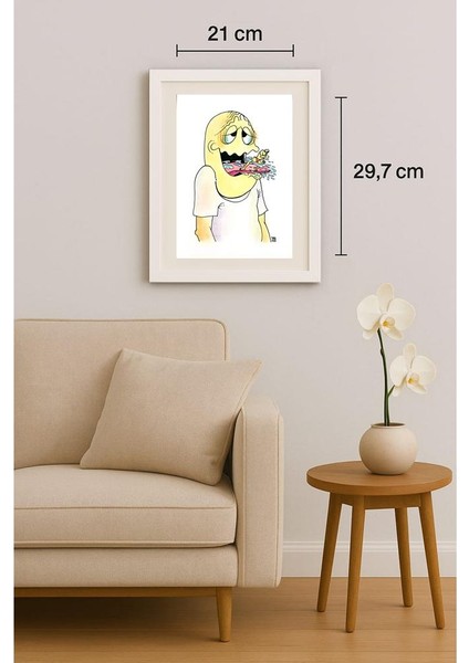 Tomislav Dusanic 29X21CM Orijinal Karikatür Tablo indirimleri