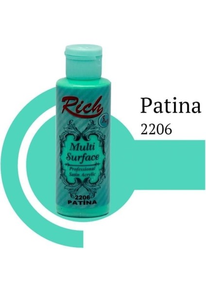 Rich Multi Surface 2206 Patina Akrilik Boya 120 cc