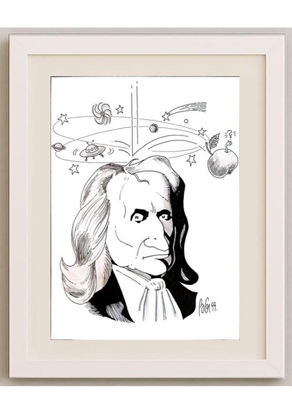 Bozidar Vucelic 27X18CM Orijinal Karikatür Tablo fırsatları