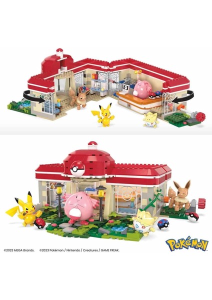 HNT93 Mega Pokémon™ Pokémon Dinlenme Tesisi 648 Parça +8 Yaş fiyatları