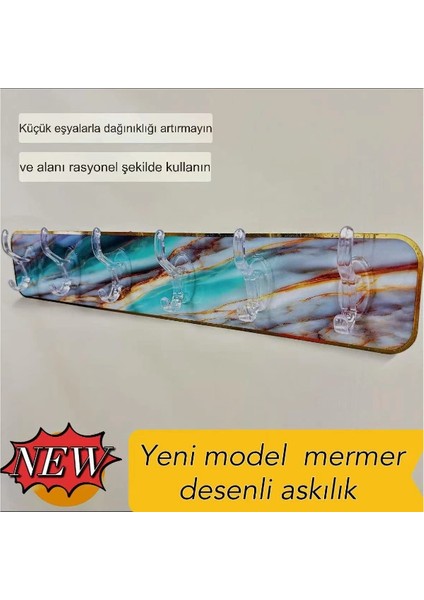 Mermer Desenli Yapışkanlı Askılık fiyatları
