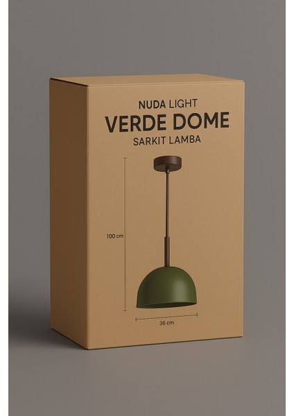 🌿 Nuda Light Verde Dome Sarkıt Lamba indirimleri