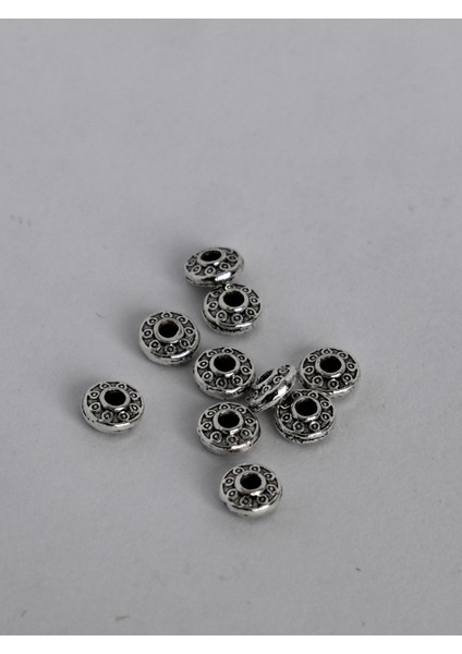 5 Adet Üçlü Ayyıldız Püskül Seti - Doğal Taş | Epoksi Tesbih ve Takı Yapımı Için Şık ve Dayanıklı