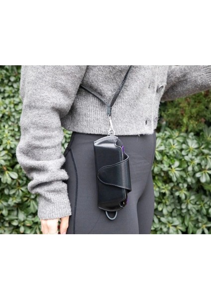 Riviera Deri Askılı Gözlük Kılıfı Parlak Siyah fiyatları