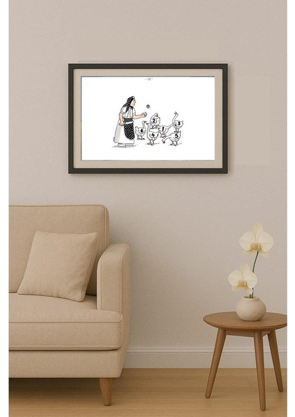 Lubomir Kotrha 21X21CM Orijinal Karikatür Tablo fiyatları