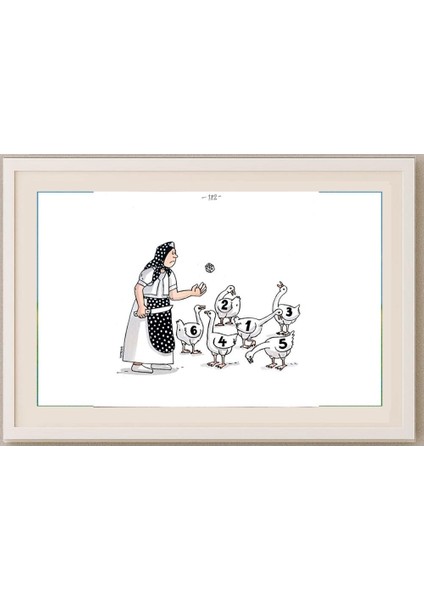 Lubomir Kotrha 21X21CM Orijinal Karikatür Tablo fırsatları