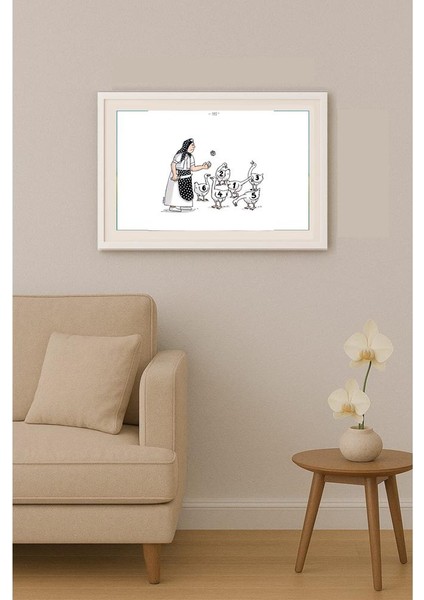 Lubomir Kotrha 21X21CM Orijinal Karikatür Tablo indirimleri