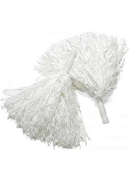 Beyaz Renk Gösteri Ponponu Çift fiyatları