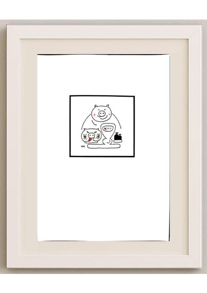 Sergei Koupriy 29X21CM Orijinal Karikatür Tablo fırsatları