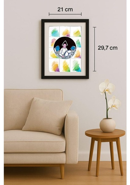 Cristian Topan 29X21CM Orijinal Karikatür Tablo fiyatları