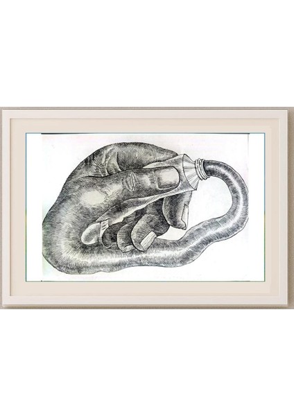 Ali Divandari 29X21CM Orijinal Karikatür Tablo fırsatları