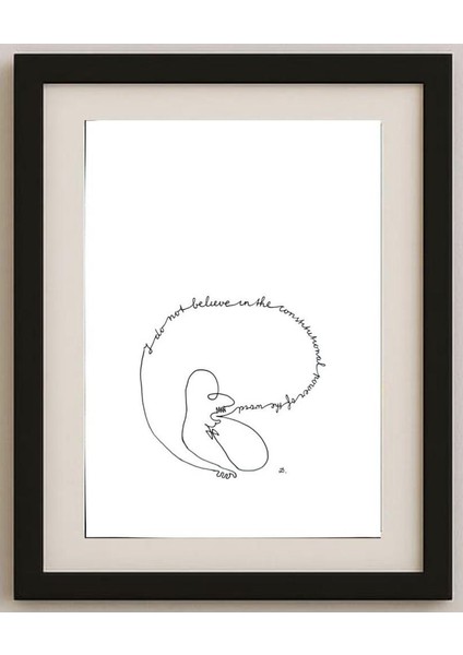 Cor Den Dulk 29X21CM Orijinal Karikatür Tablo