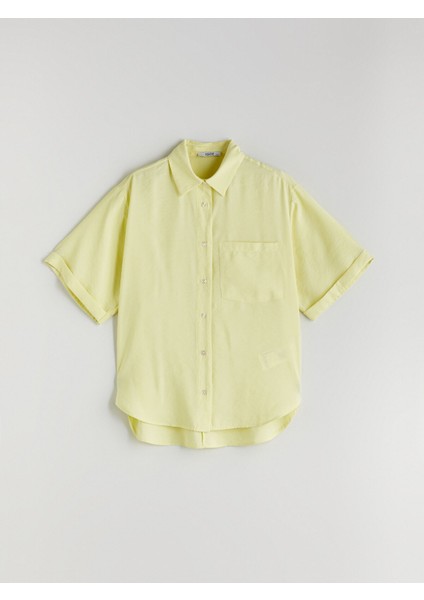 Yeni Sezon Modal Karışımlı Oversize Kadın Gömlek indirimleri