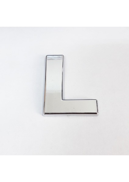 Cemax L Harfi 3,75 cm Krom Yapışkanlı