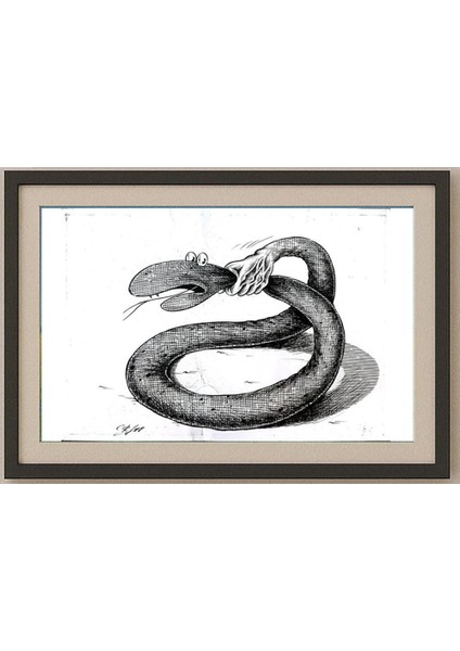 Vladimir Semerenko 29X21CM Orijinal Karikatür Tablo