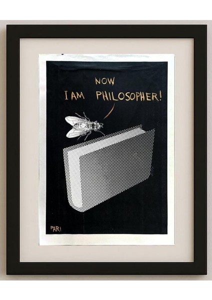 Pari Mohammad Nabi 29X21CM Orijinal Karikatür Tablo