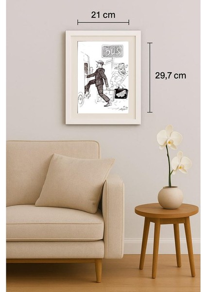 Julije Jelaska 29X21CM Orijinal Karikatür Tablo indirimleri