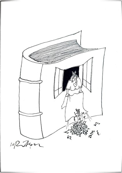 Gheorghita Ghinea Uriasu 21X15CM Orijinal Karikatür Tablo modelleri