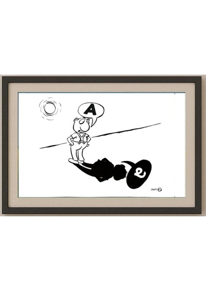 Damir Novak 29X21CM Orijinal Karikatür Tablo