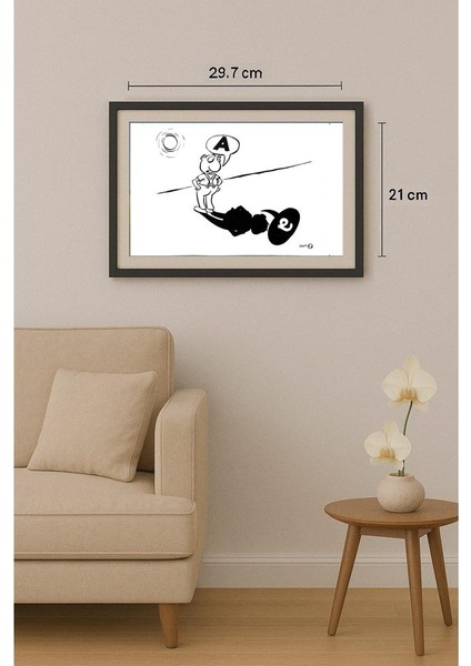 Damir Novak 29X21CM Orijinal Karikatür Tablo fiyatları