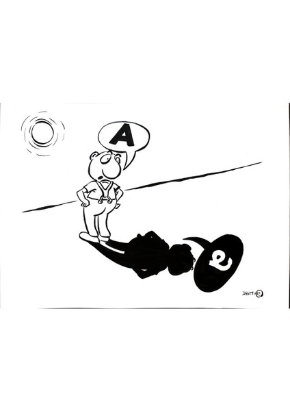 Damir Novak 29X21CM Orijinal Karikatür Tablo modelleri