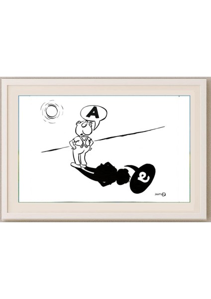 Damir Novak 29X21CM Orijinal Karikatür Tablo fırsatları