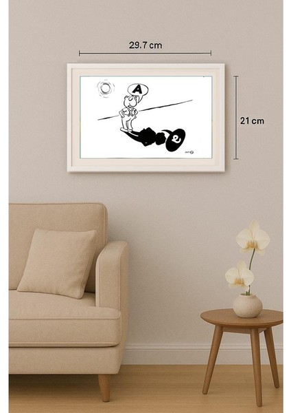 Damir Novak 29X21CM Orijinal Karikatür Tablo indirimleri