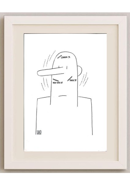 Peter Luko 29X21CM Orijinal Karikatür Tablo fırsatları