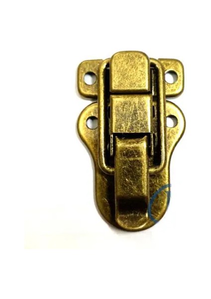 Eco Lounge Sandık, Kutu Klipsi, Ön Kilidi - 48X30MM, Antik, 1 Adet