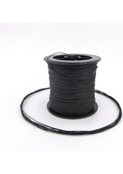 100 Metre Siyah Tesbih Ipi – Dayanıklı ve Esnek Yapısıyla Tesbih ve Takı Tasarımı Için Ideal