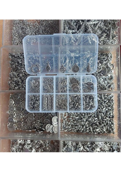 Tesbih Püskülü Yapımı Için Metal Malzeme Seti 25 Adet Püskül Yapabilirsiniz modelleri