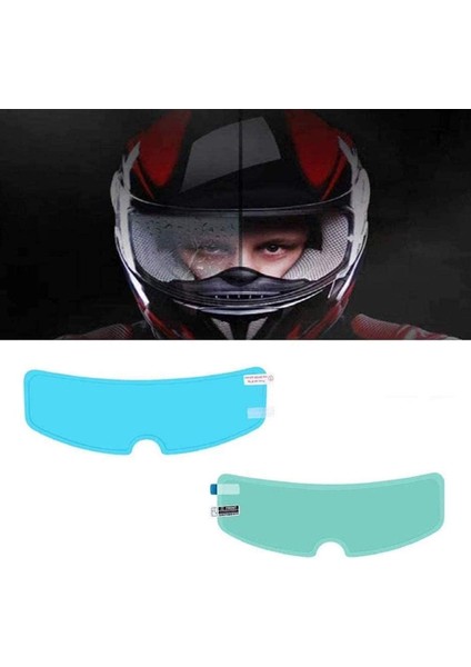 Motosiklet Kaskı Buğu Önleyici Film Su Geçirmez Dayanıklı Çizilmez Lens Şeffaf Koruma - 23.5 cm fiyatları