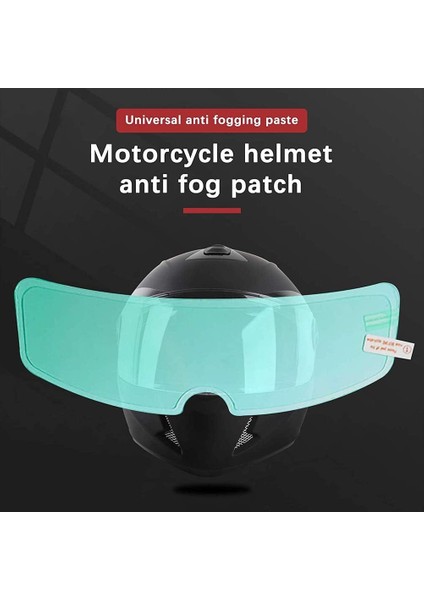 Motosiklet Kaskı Buğu Önleyici Film Su Geçirmez Dayanıklı Çizilmez Lens Şeffaf Koruma - 23.5 cm modelleri