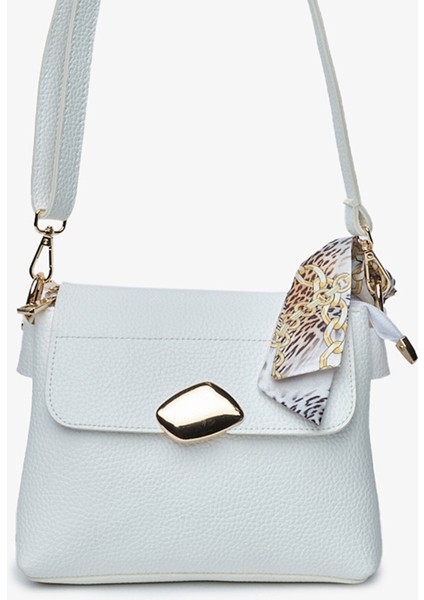 Kadın Beyaz Omuz Çantası 5Y2CN98452