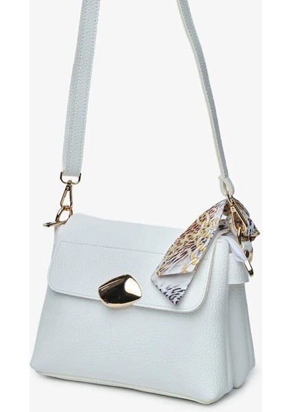 Kadın Beyaz Omuz Çantası 5Y2CN98452