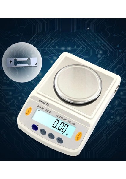 DJ602A Kefeli Hassas Terazi 3000 G Kapasiteli, 0.01 G Hassasiyetle Profesyonel Ölçüm modelleri