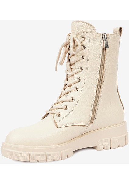 Kadın Bej Hakiki Deri Chelsea Bot 4K2WB72057