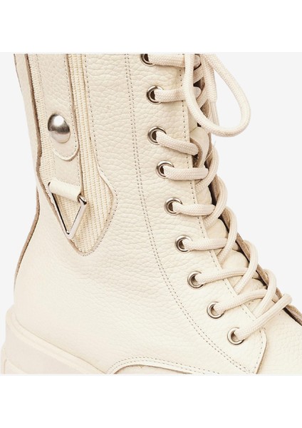 Kadın Bej Hakiki Deri Chelsea Bot 4K2WB72057