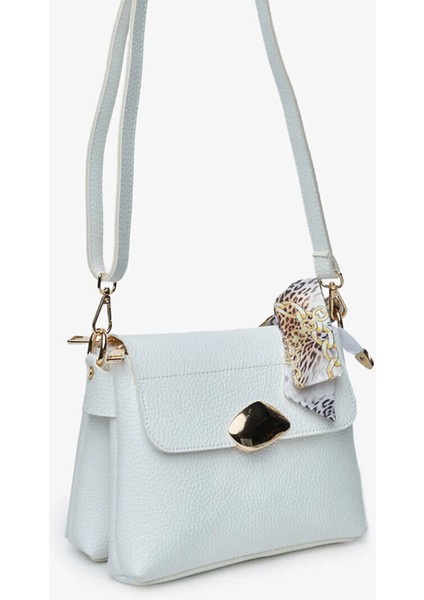 Kadın Beyaz Omuz Çantası 5Y2CN98452