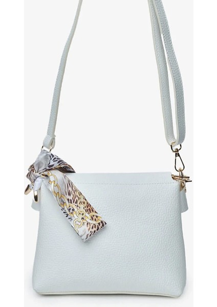 Kadın Beyaz Omuz Çantası 5Y2CN98452