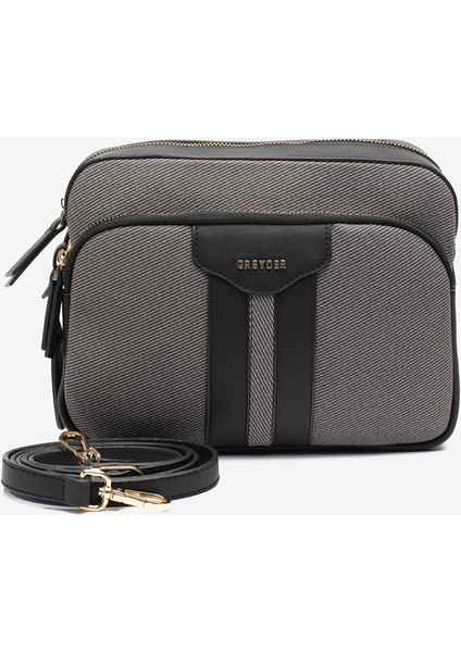 Kadın Siyah Gri Çapraz Çanta 5Y2CN69711