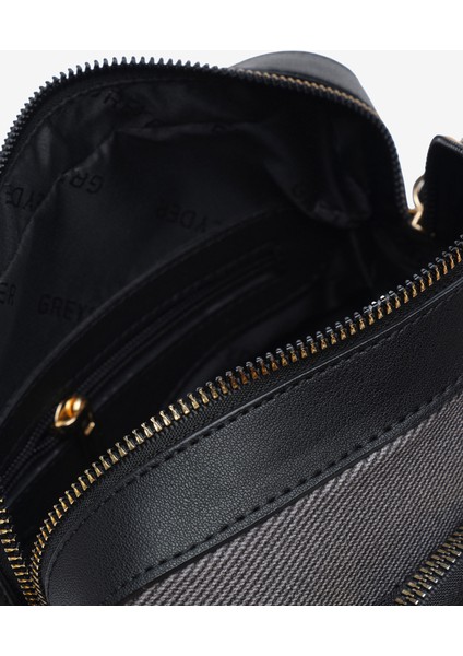Kadın Siyah Gri Çapraz Çanta 5Y2CN69711