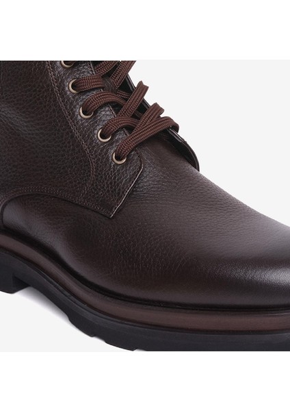 Erkek Kahverengi Hakiki Deri Günlük Bot 4K1UB75148