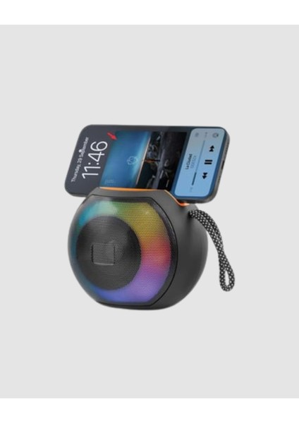 Taşınabilir Bluetooth Hoparlör – Rgb Işıklı, Güçlü Bas ve 8 Saat Pil Ömrü fırsatları