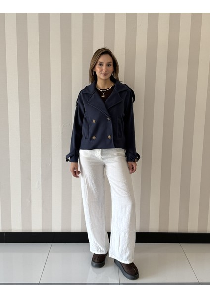 Isa Oversize Kaşe Kruvaze Kaban Ceket Kadın Mont fiyatları