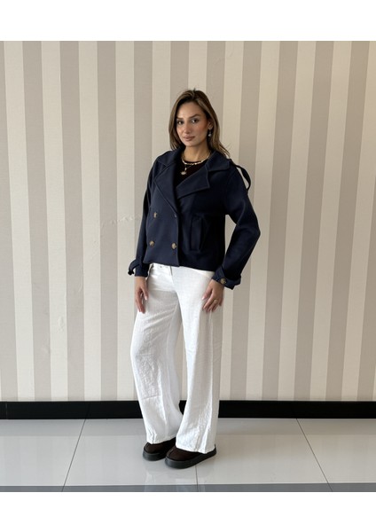 Isa Oversize Kaşe Kruvaze Kaban Ceket Kadın Mont indirimleri