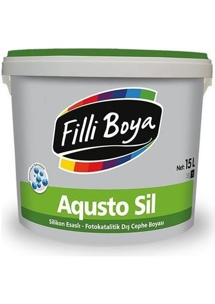 Filli Boya Aqusto Sil Fotokatalitik Dış Cephe Boyası 15 Lt