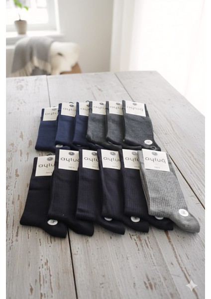 Bambu Erkek Soket Çorabı; Dikişsiz; Mevsimlik ; 41-45 Numara; Asorti 12'li Kutu fiyatları